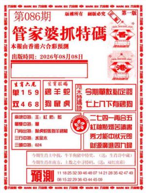 管家婆抓特码A