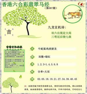 翡翠马经