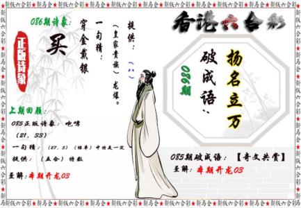诗象破成语
