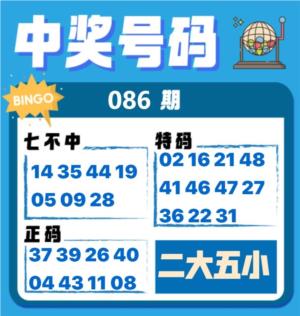 中奖号码