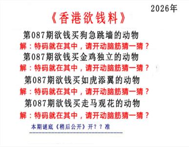 香港欲钱料