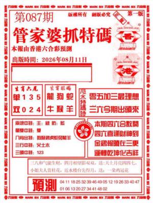 管家婆抓特码A