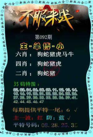 不服来战