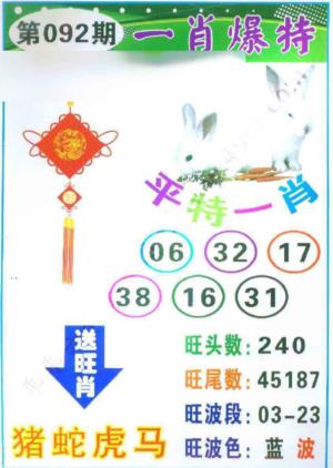 一肖爆特