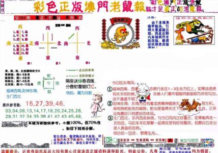 彩色正版澳门老鼠报