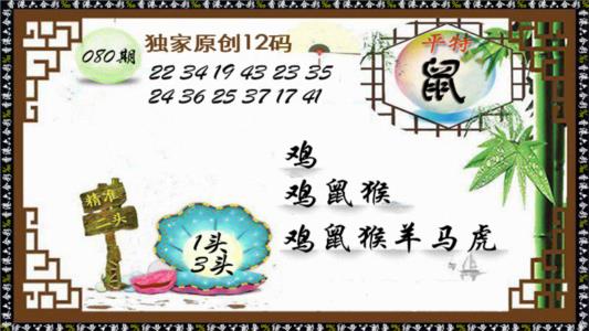 独家原创12码