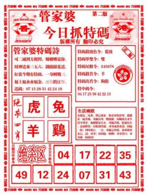 管家婆抓特码B