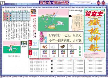 曾女士铁板神数A