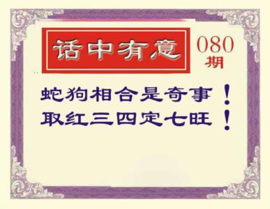 话中有意