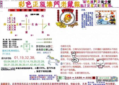 彩色正版澳门老鼠报
