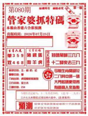 管家婆抓特码A