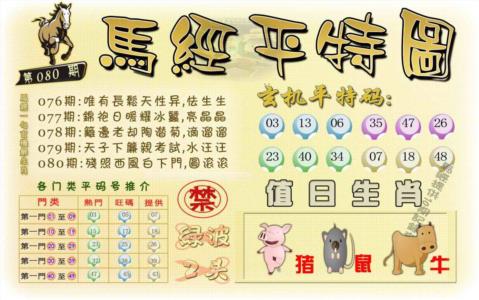 马经平特图（荐）