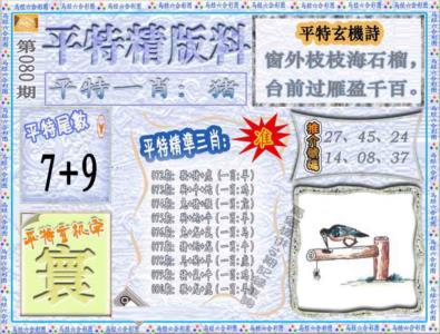 平特精版料（荐）
