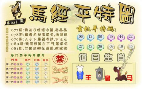 马经平特图（荐）
