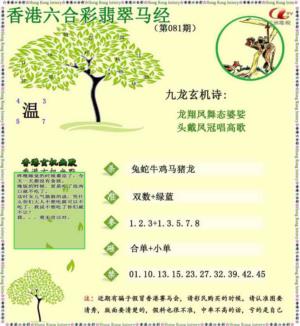 翡翠马经