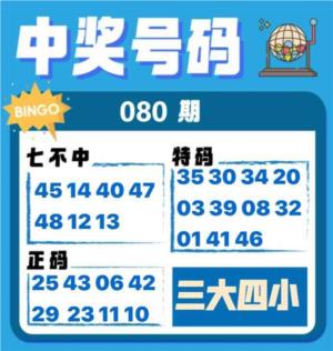中奖号码