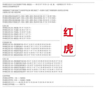 红虎综合资料