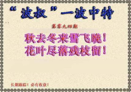 波叔一波中特