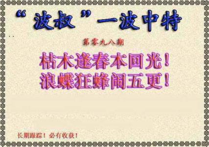 波叔一波中特