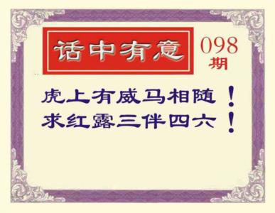 话中有意