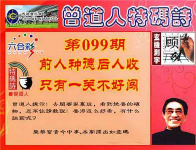 曾道人特码诗
