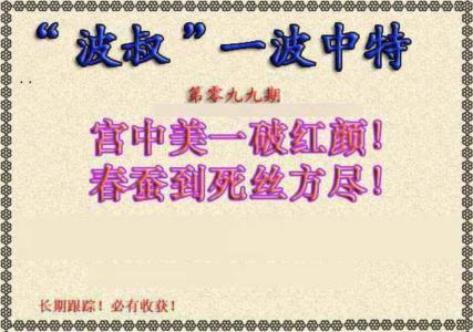波叔一波中特