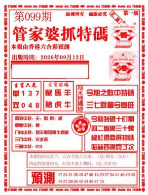 管家婆抓特码A
